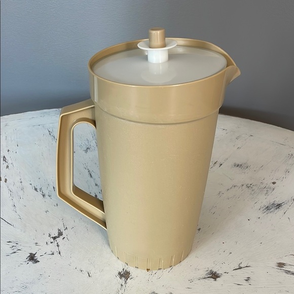 Tupperware Other - Vintage Almond Tupperware Pitcher with Lid